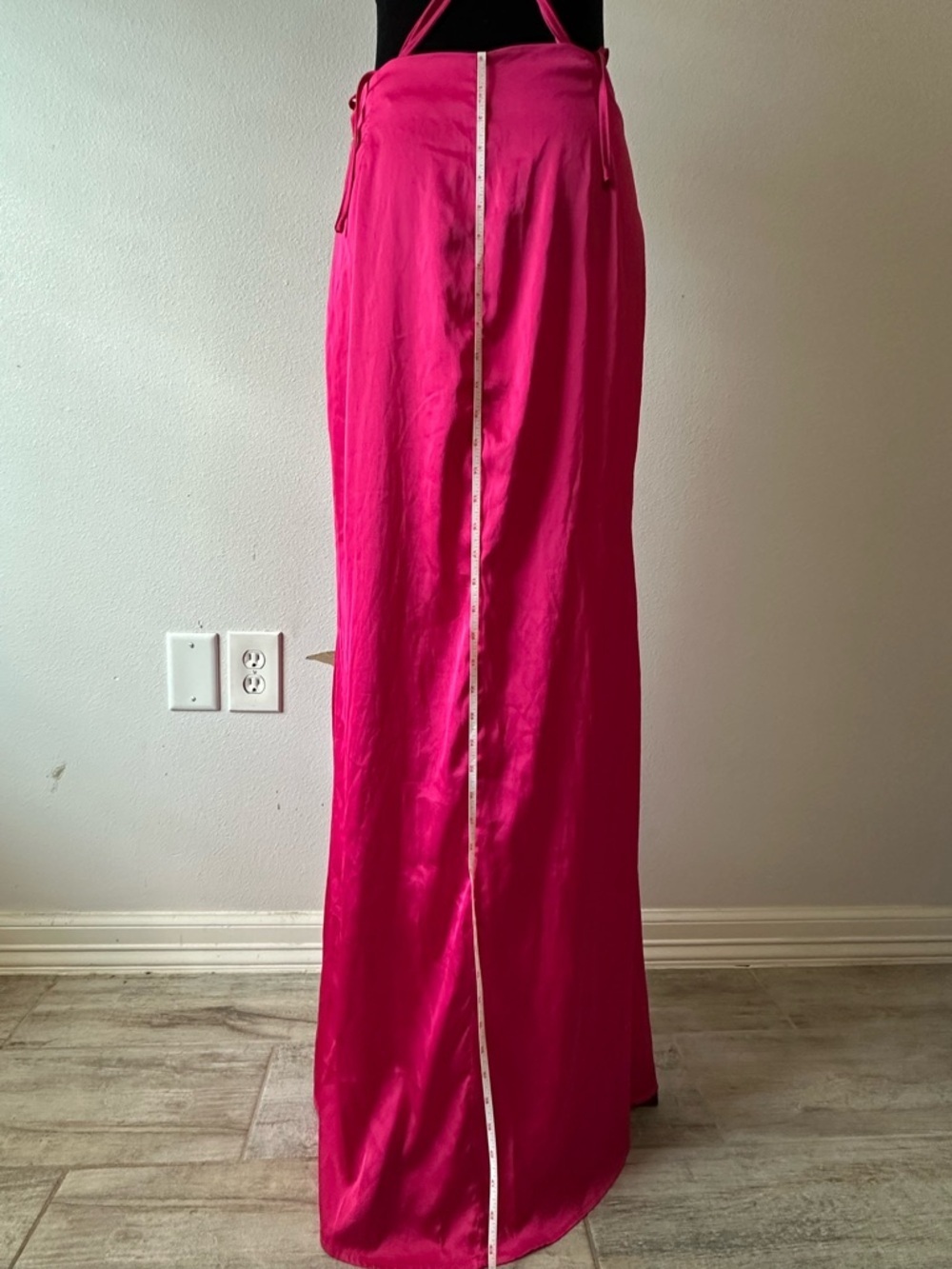 Fuchsia Pink Cutout Slip Maxi Dress 💗 - Picture 8 of 13